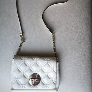 Kate Spade White Quilt Chain Bag